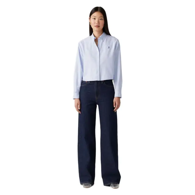 Levi's Ribcage Wide Leg Jeans γυναικείο τζιν παντελόνι A60810019-1