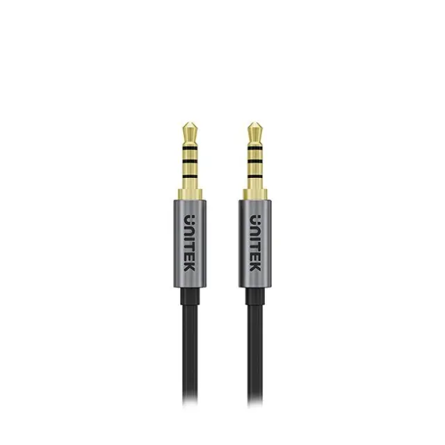Unitek Καλώδιο Ήχου miniJack 3,5mm AUX 1m (Y-C926ABK)
