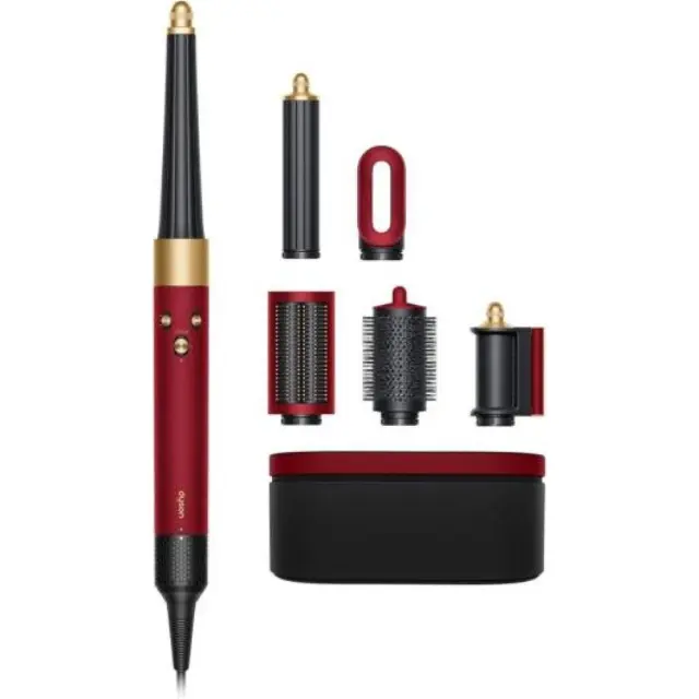Dyson Ηλεκτρική Βούρτσα Μαλλιών Airwrap Multistyler i.d. Straight+Wavy 1300W Velvet Red / Gold (596926-01)