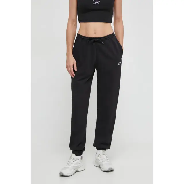 Reebok French Terry Pant (100071691-Black) - Μαύρο