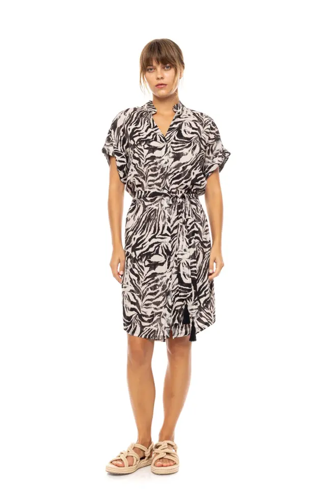 Beachwear Black Leopard B611 Type Pink Label 2