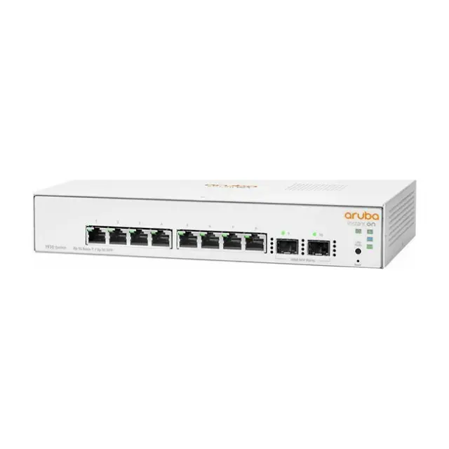 Aruba Instant On 1930 8G 2SFP Managed L3 / L2 Switch με 8 Θύρες Gigabit (1Gbps) Ethernet και 2 SFP Θύρες 2