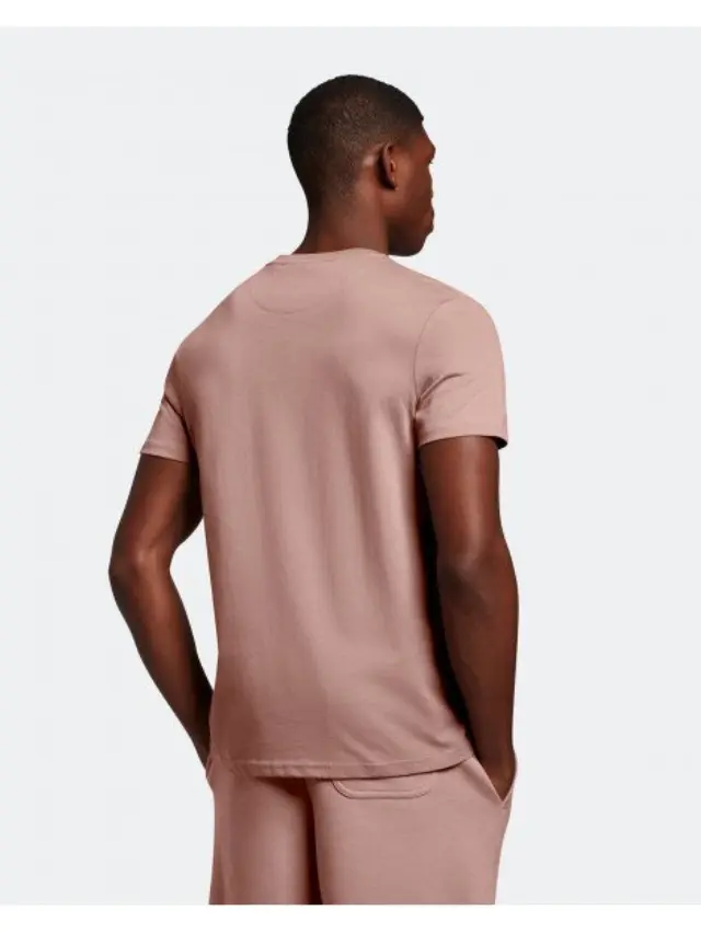 LYLE + SCOTT PLAIN T-SHIRT ΑΝΔΡΙΚΗ ΜΠΛΟΥΖΑ HUTTON PINK 2