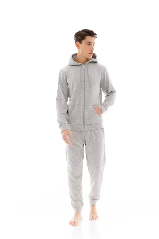 W-M615 - Black - TRUCKSUIT ZIPPER GREY - S 2
