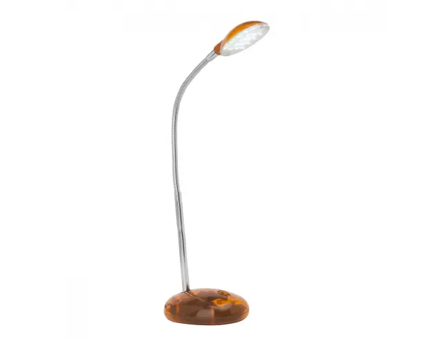 Επιτραπέζιο φωτιστικό LED Brilliant Timmi με εύκαμπτο βραχίονα, ισχύ 1.5W και διαστάσεις 29x32cm - Πορτοκαλί