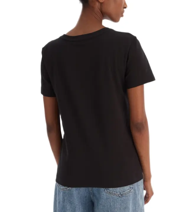 Calvin Klein γυναικείο t-shirt V με λογότυπο LV047B205G-1 2