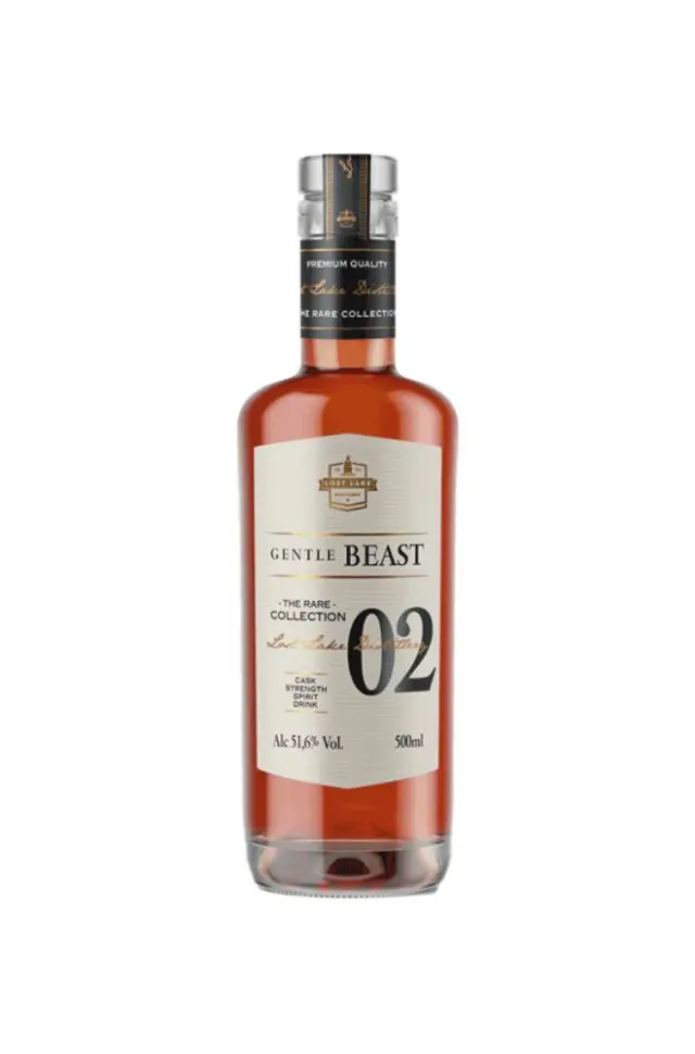 LOST LAKE GENTLE BEAST CASK STRENGTH SPIRIT 500ML