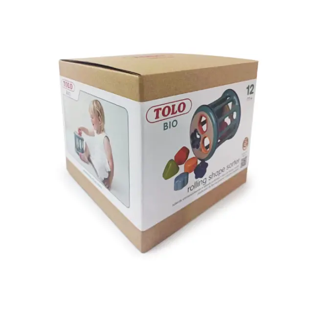 Tolo Toys: Κύλινδρος με σχήματα-κουδουνίστρες από βιοδιασπώμενο πλαστικό (12+ μηνών) TL-76007 3