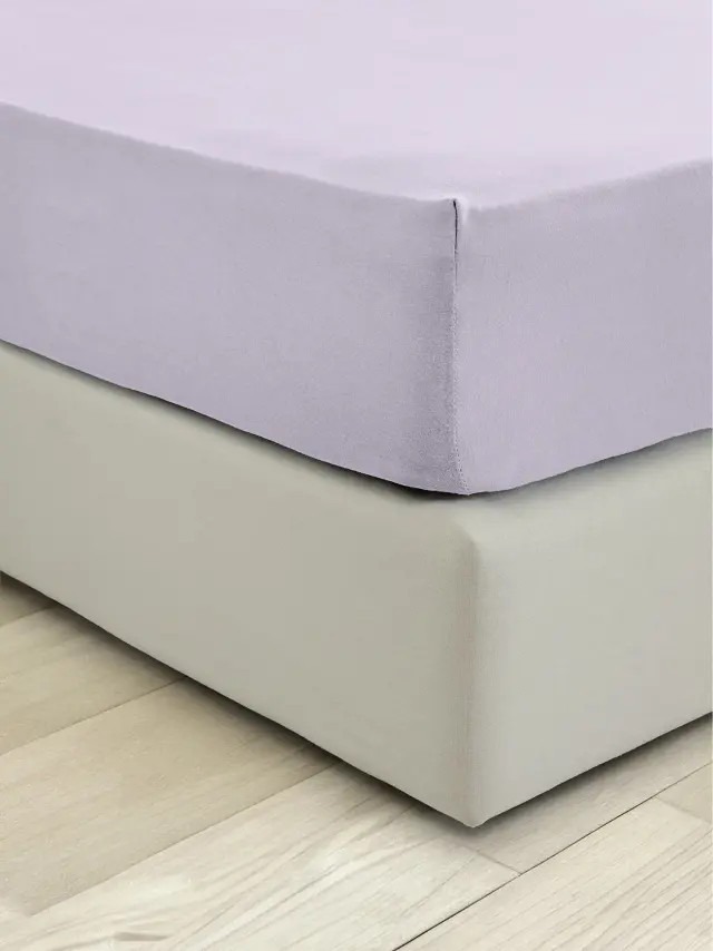 Σεντόνι 160x200+40 Υπέρδιπλο Jersey Nima Tender 100% βαμβακερόΜε Λάστιχο- Amethyst 2