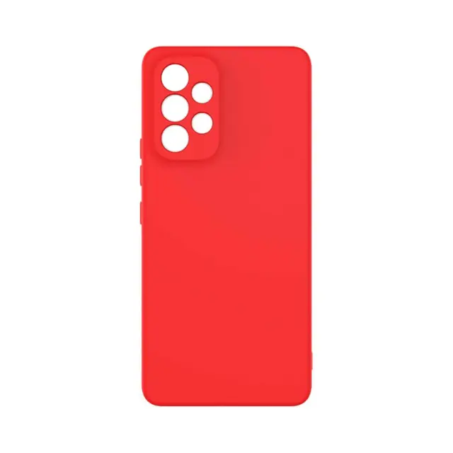 Θήκη Σιλικόνης Soft Back Liquid Silicone Case Για Samsung Galaxy A53 5G Κόκκινη