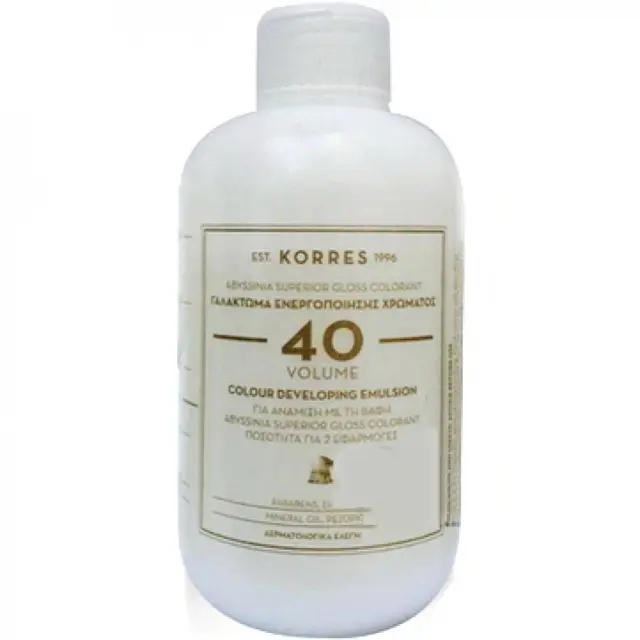 Korres Abyssinia Color Developing Emulsion 150ml 40 Vol (Γαλάκτωμα Ενεργοποίησης Χρώματος - 40 Βαθμοί) 2