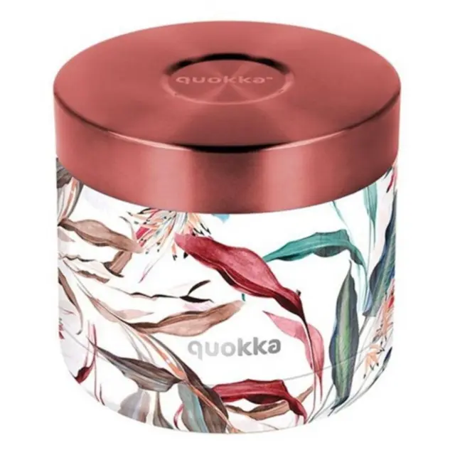 Δοχείο φαγητού Θερμός ανοξείδωτο Quokka Thermal SS Food Jar Whim Bouquet 600ml 41124