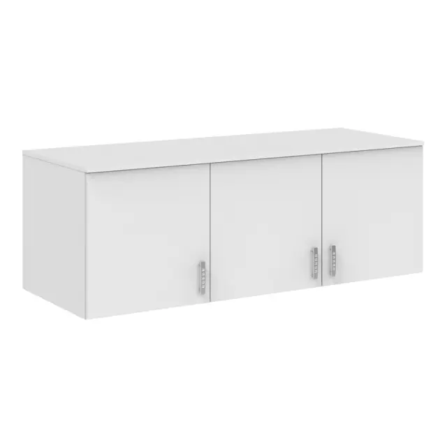 Πατάρι ντουλάπας Royal τρίφυλλο λευκό 150x58x53εκ