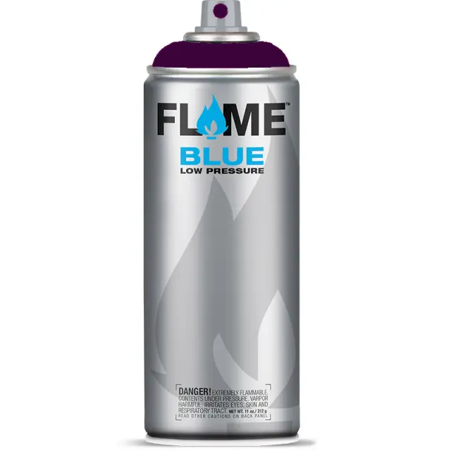 Flame Blue Spray Paint 400ml FB-318 Traffic Purple Dark