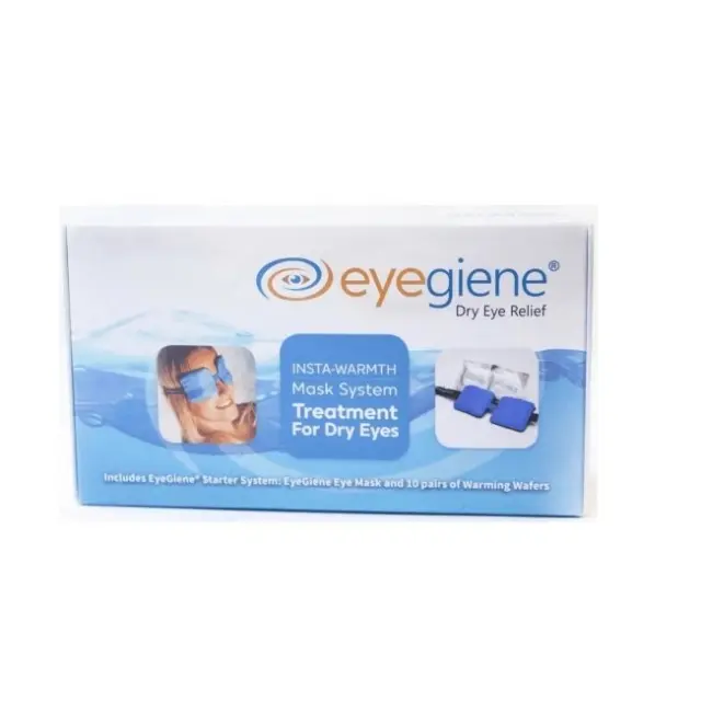 Eyegiene Dry Eye Relief Insta-Warmth Mask Starter System Θερμαντική Μάσκα 1τμχ & Ανταλλακτικά Φακελάκια 10τμχ
