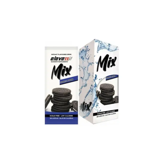Ρόφημα Cookies & Cream Mix σε σκόνη • ElevenFit • 12 x 9γρ