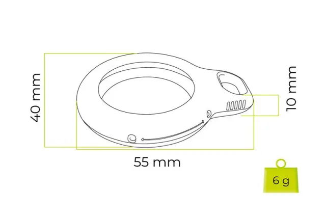 Mobile Origin Airtag Loop Case Holder A1, white 2