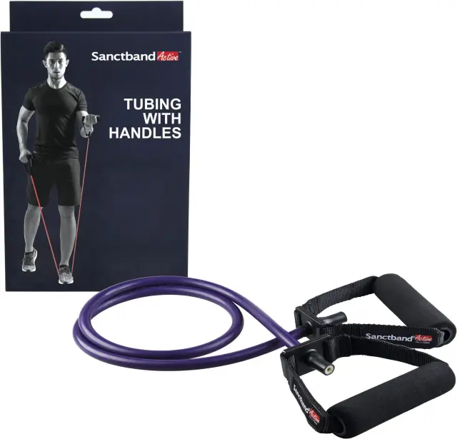 Λάστιχο Αντίστασης Sanctband Active Gymtube Πολύ Σκληρό + 3