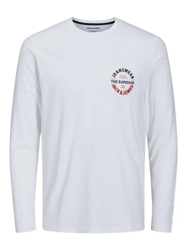 JJANDY TEE LS CREW NECK White