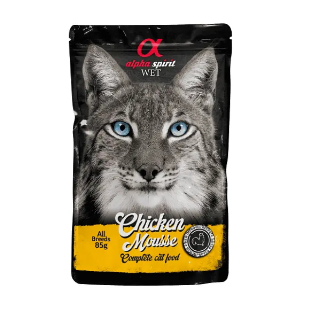 Alpha spirit pouch Chicken Mousse 85gr