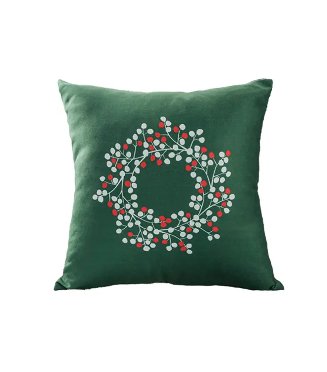 Διακοσμητική Μαξιλαροθήκη 43x43 Xmas Palamaiki AS105 Green 100% Πολυέστερ