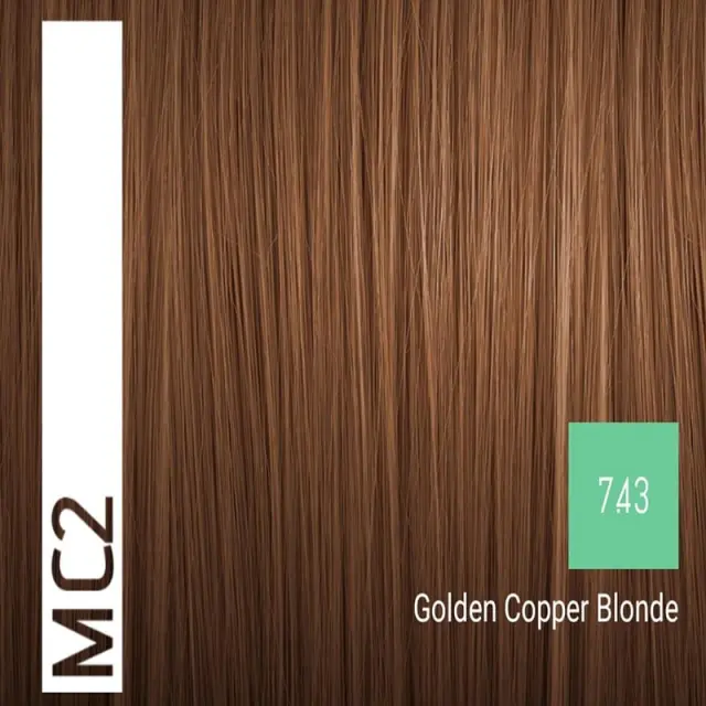 Sensus MC2 Permanent Hair Color 7.43 Golden Copper Blonde 100ml - (μόνιμη βαφή χωρίς αμμωνία χάλκινο ξανθό ντορέ) 2
