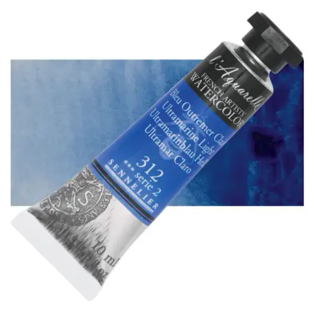 Χρώμα Ακουαρέλας Sennelier l Aquarelle Σωληνάριο 10ml - 312 Ultramarine Light