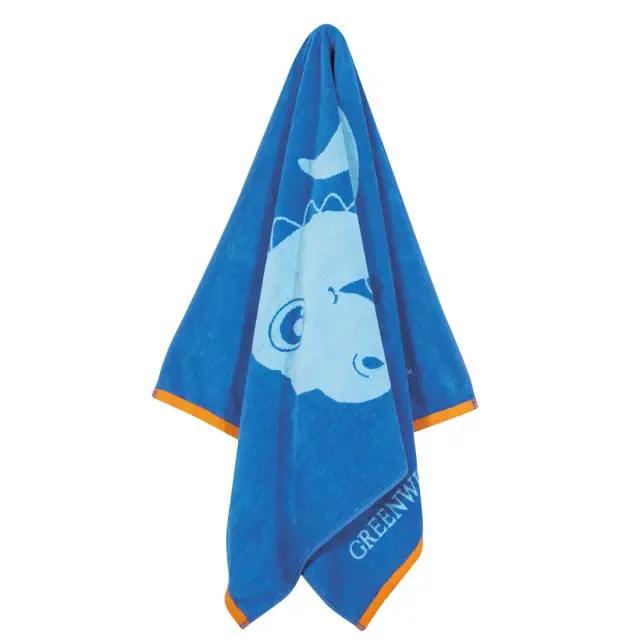 Πετσέτα Θαλάσσης 70x140 450gsm Greenwich Polo Club 4076 Blue 100% βαμβακερό 2
