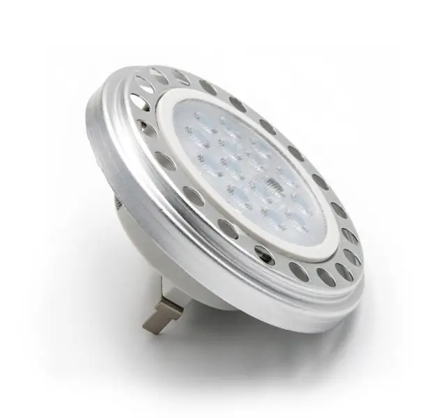 LED ΛΑΜΠΑ ΑΛΟΥΜΙΝΙΟΥ AR111 15W ΝΤΙΜΑΡΙΖ.12VAC/DC 24° ΘΕΡΜΟ
