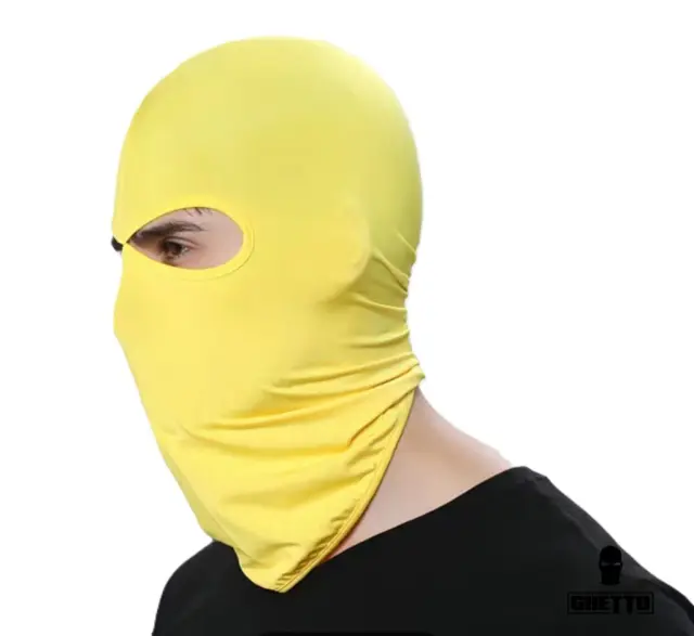 Ghetto Yellow Balaclava 2 Hole Unisex