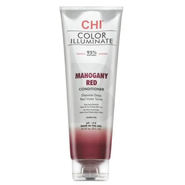 CHI Ionic Color Illuminate Conditioner Toning conditioner to refresh your colour Mahogany Red 251 ml