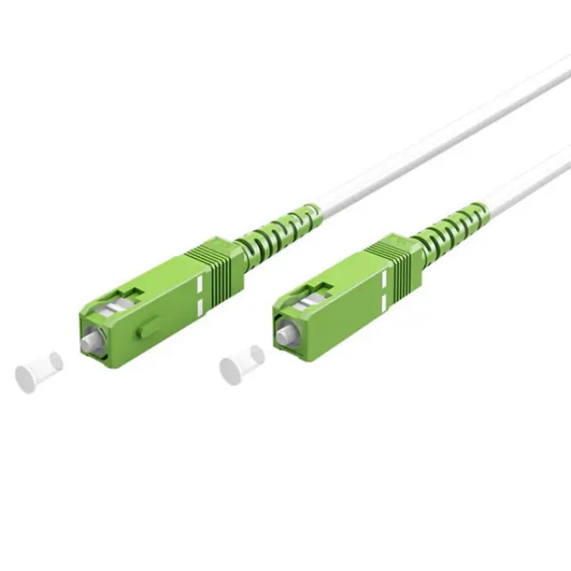 Καλώδιο Goobay Optical Fiber OS2 Single-mode SC/APC White 1m (59594)