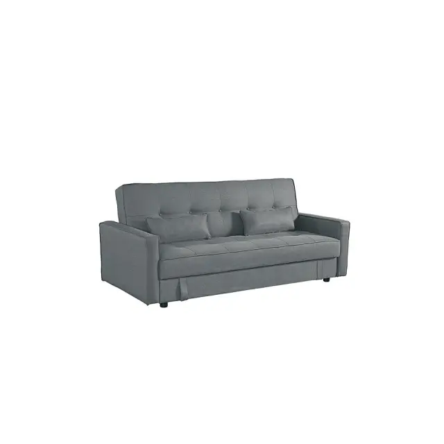 Καναπές Κρεβάτι OPEN Γκρι Ύφασμα 200x86x89cm
