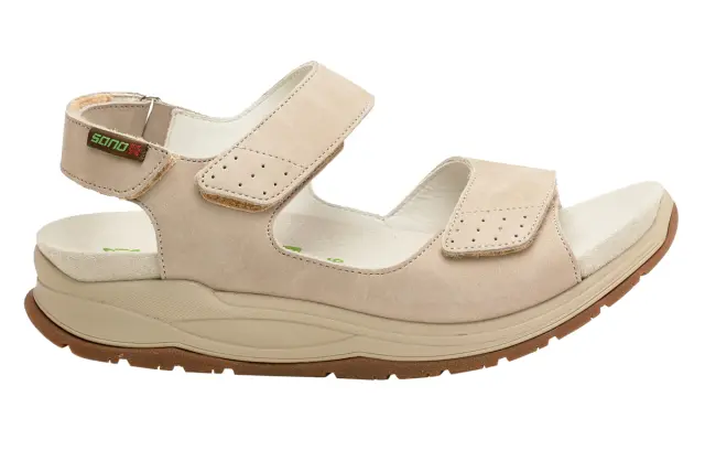 Mephisto/Sano Πέδιλα Γυναικείο δέρμα Nubuck Μπεζ SAN/SELENA L/SAND - 36 3