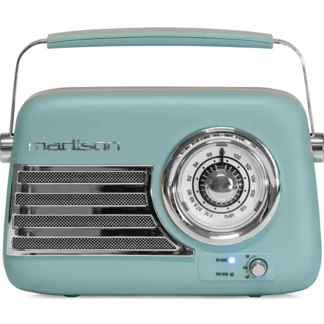 Madison Freesound-VR40BLU-MAT Φορητό Ραδιόφωνο Bluetooth