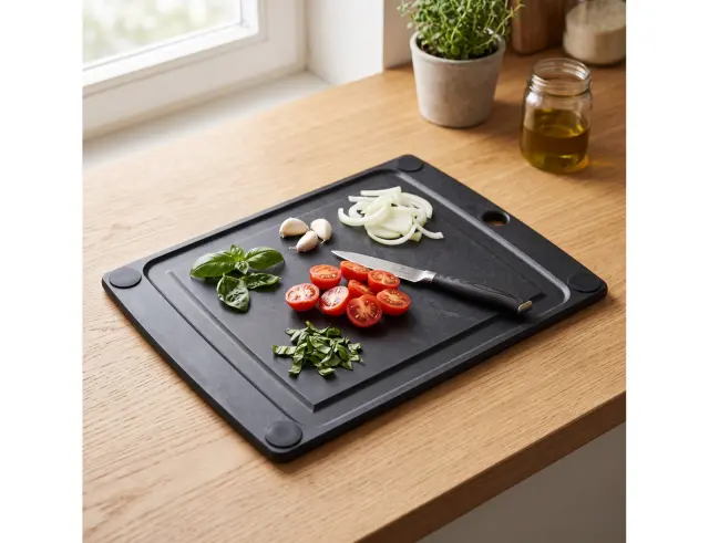 Επιφάνεια Κοπής Victorinox All in One με αντιολισθητικά πόδια, αυλάκι και διαστάσεις 29.2x22.8x0.6cm - Black7.4125.3