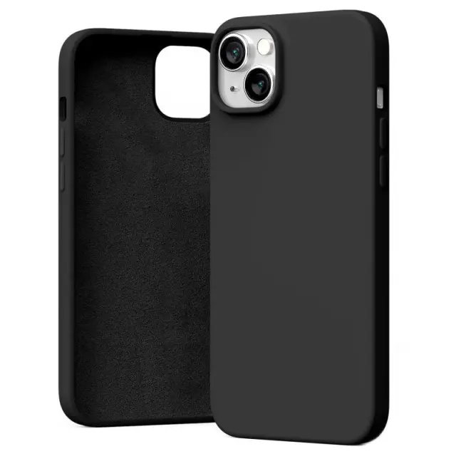 Θήκη Goospery Silicone για Apple iPhone 14 Plus Μαύρη