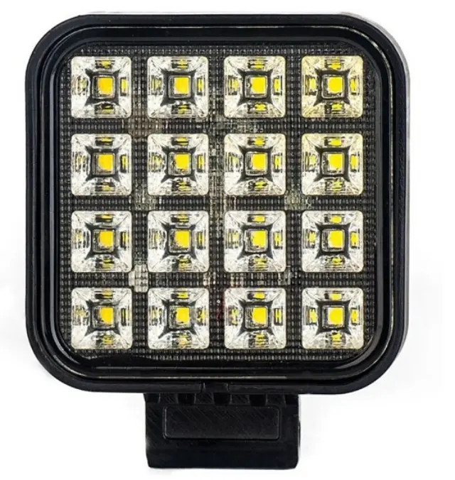 LED Προβολέας Αυτοκινήτου 27W 12-30V 16LED Με Βάση Στήριξης W16729-8-1