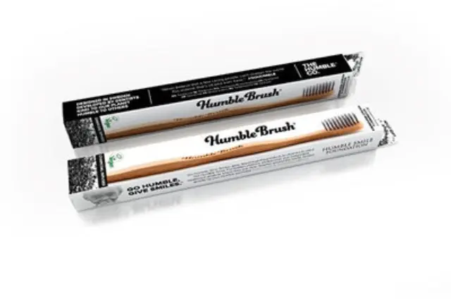 The Humble Co. Humble Brush Οδοντόβουρτσα Ενηλίκων - Μαύρη Μαλακή