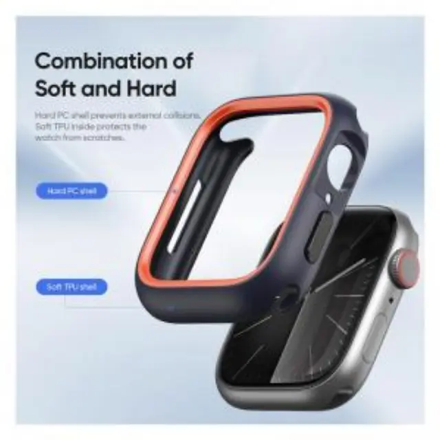 Θήκη PC Dux Ducis Apple Watch 7/ 8/ 9 45mm Bamo Πορτοκαλί N65833 3