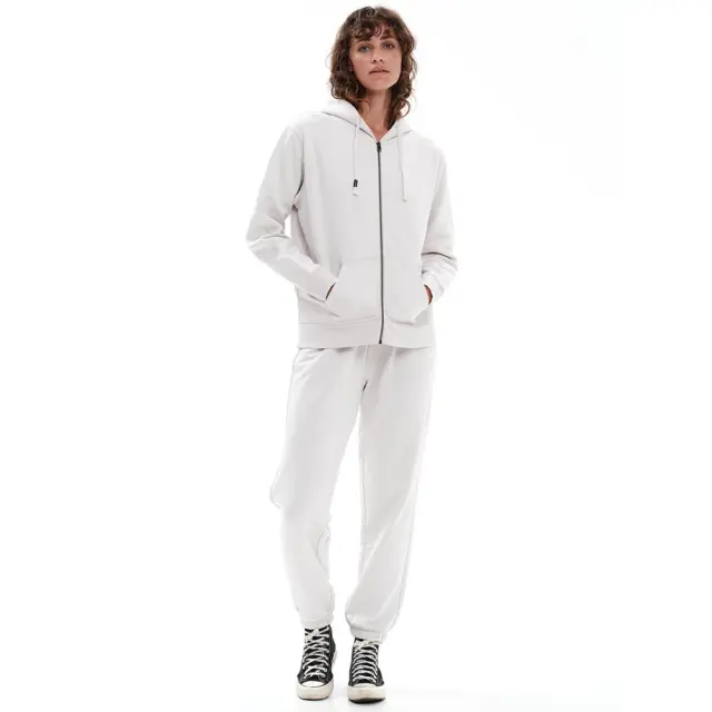 Emerson Full Zip Hoodie (232.EW21.93-OFF WHITE) - Λευκό - XL 3