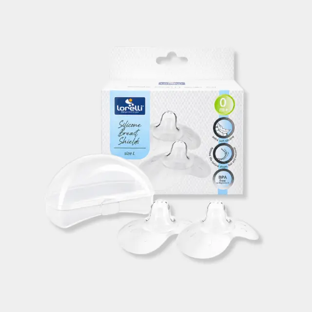 Lorelli Baby Care Προστατευτικά Θηλής Σιλικόνης Μέγεθος Large 2τμχ