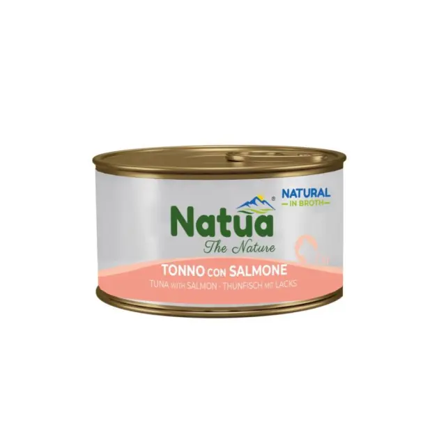 Natua Τόνος & Σολομός Σε Ζωμό 85gr
