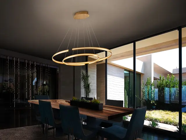 Elipse 652043B Κρεμαστό Φωτιστικό LED Gold Bluetooth Dimmable Χρυσό 2