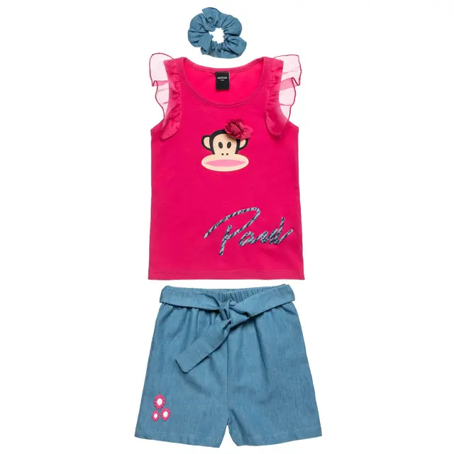 Σετ Paul Frank με ανάγλυφα στοιχεία και scrunchie