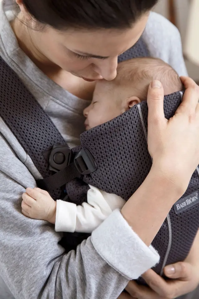 BabyBjörn Μάρσιπος Mini 3D Mesh, Anthracite - 1408-021013E1 3