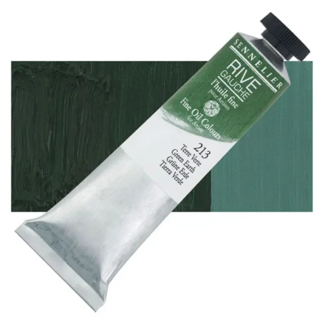 Sennelier Λάδι Rive Gauche 213 Green Earth - 40ml
