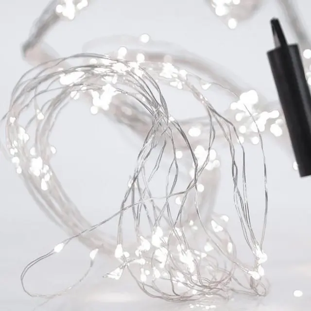 Χταπόδι 400 Mini LED Με Μετασχηματιστή Προέκταση 500cm Ασημί Λευκό Φως IP44