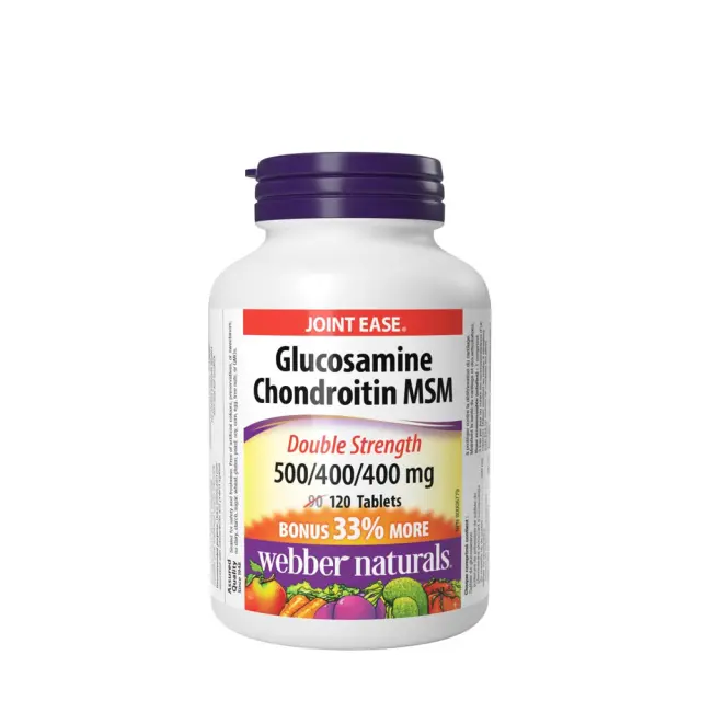 Webber Naturals Glucosamine Chondroitin MSM 500/400/400 mg