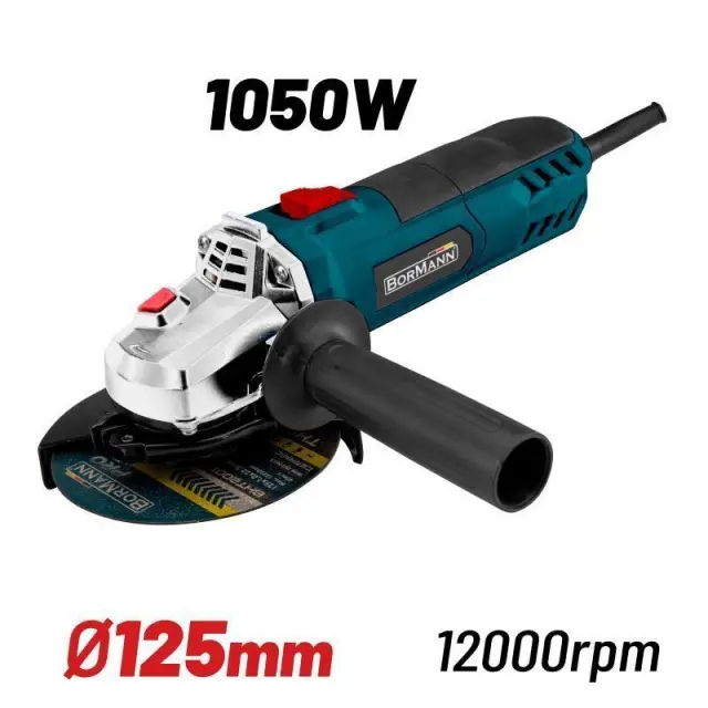 Bormann BAG7300 - Γωνιακός Τροχός 1050W, Φ125,12000Rpm (054740)